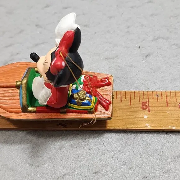 Vintage Mickey & Minnie Mouse Goofy And Donald Duck Christmas Holiday Ornaments - Picture 11 of 16